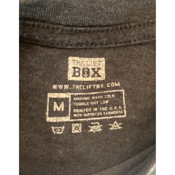 Lot of 3 The Lift Box Short Sleeve T Shirt Mens M Weight Lifting Gym Pump Cover - Picture 5 of 8